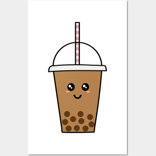 Cute Bubble Tea Posters and Art